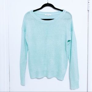 Mint oversized knitted sweater